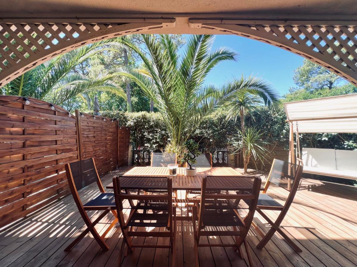 Lanton Plage - Appartement 6 Pers. Terrasse Exterior foto